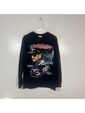 Dale Earnhardt Shirt Mens Small Black NASCAR Chase Authentics Intimidator #3